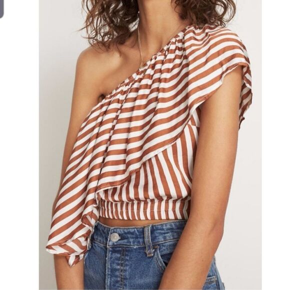 Faithfull the Brand San Andreas Top Zeus Stripe Top sz 6 - Picture 1 of 6